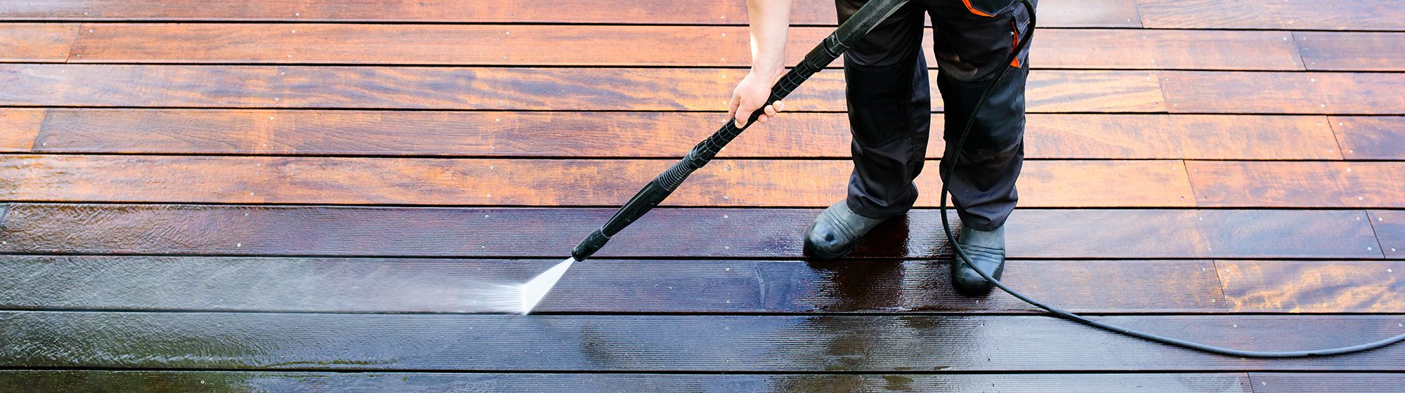 Pressure washing